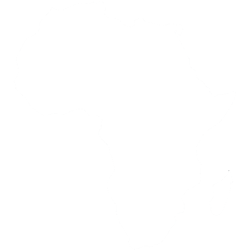 Transparent map of Africa being used as a mask layer over the slideshow of Help To Help Inc photos